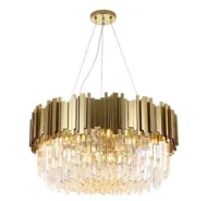 Pipe Organ Crystal Chandelier BRASS   60cm